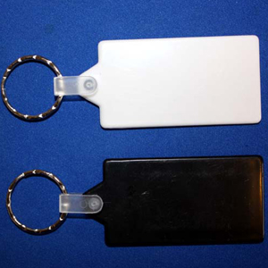 Picture of Rectangle Hard Plastic Key Tag 01