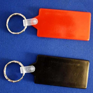 Picture of Rectangle Hard Plastic Key Tag 02